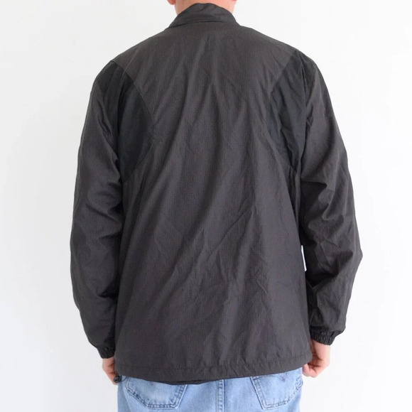 North End Graphite Gray Half Zip Waterproof Nylon Golf  Pullover Jacket M - Picture 3 of 13